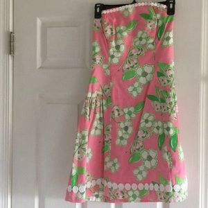 Strapless Lilly pulitzer dress
